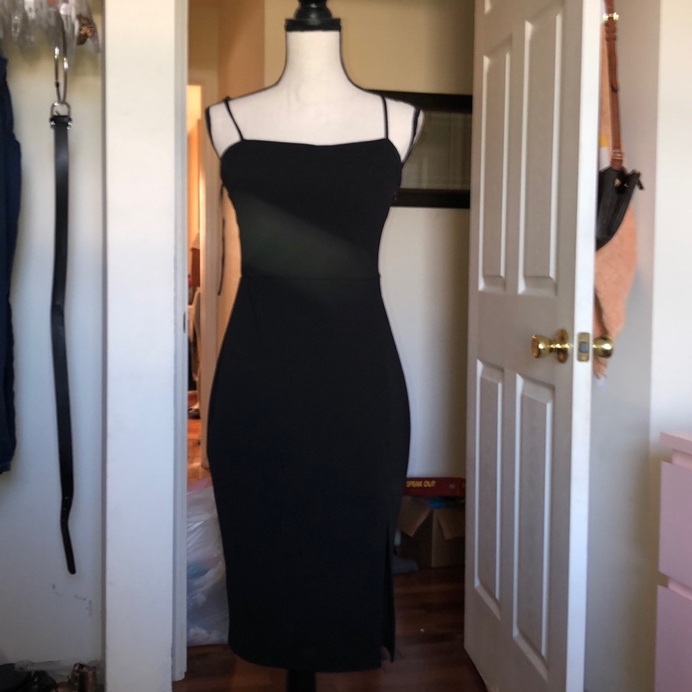 black formal / hoco / prom dress